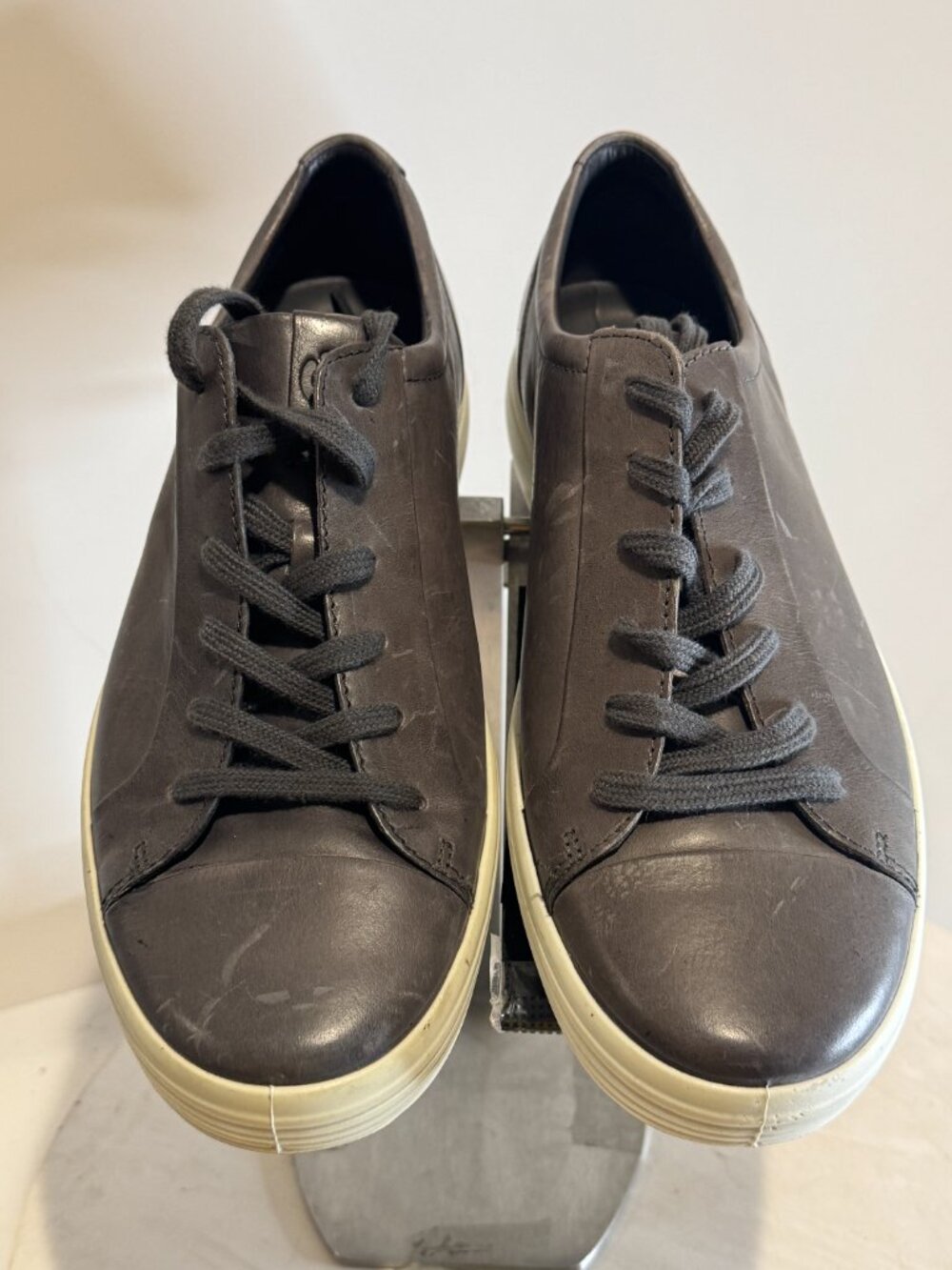 Ecco Soft 7 Danish Designer Gray Shoes sneakers size 9-9.5